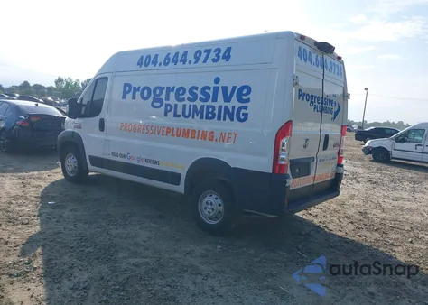 2021 Ram Promaster 1500 High Roof 136 Wb from USA, damaged, VIN 3C6LRVBGXME553883